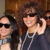 Whitney Houston et sa fille Bobbi Brown à Los Angeles, le 9 février 2011.
