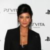 Jessica Szohr le 15 février 2012 pour le lancement de la PS Vita à Hollywood