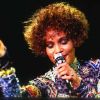 Whitney Houston en concert à Rotterdam, le 27 septembre 1991.