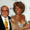 Whitney Houston et son mentor Clive Davis à Los Angeles, le 9 10 février 2007.