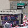 Funérailles de Whitney Houston le 18 février 2012 à Newark près de New York.