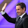 Nicolas Sarkozy à Marseille pour son premier grand meeting, le 19 février 2012.