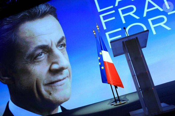 Grand meeting marseillais de Nicolas Sarkozy, le 19 février 2012.