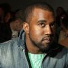 Kanye West assistait au défilé Mark Fast à Londres, le 20 février 2012.