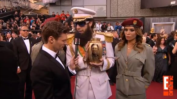 Oscars 2012 : Le dictateur fou provoque son scandale à Hollywood