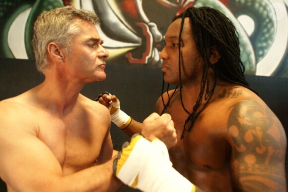 Cyril Viguier, lors des entraînements pour le MMA à Las Vegas, en août 2011.