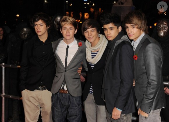 Le groupe One Direction à Londres, en novembre 2010.