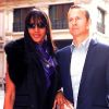 Naomi Campbell et son compagnon Vladislav font du shopping à Milan le 27 février 2012