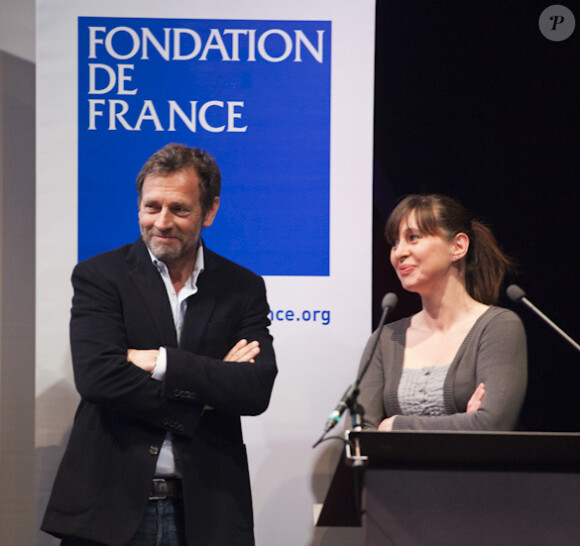 Le comédien Stéphane Freiss assiste à la remise du Prix de la Fondation de l'oeil, dont il est le parrain, le mercredi 1er février, à Paris.