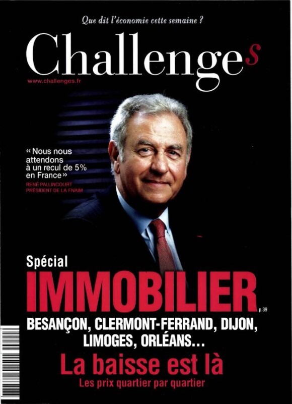 Le magazine Challenges du 1er mars 2012