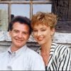 Gérard Rinaldi et Julie Arnold le 6 mai 1988 à Saint Paul de Vence