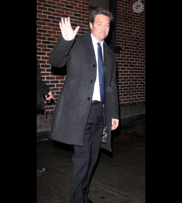 Matthew Perry le 1er février 2011 à New York
