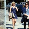 Reese Witherspoon et des amis vont chercher le fils de l'actrice à son match de basket, à Los Angeles le 3 mars 2012.