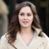Leighton Meester élégante sur le tournage de Gossip Girl, le 5 mars à New York
