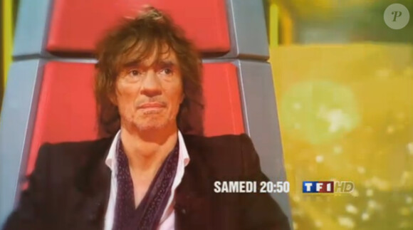 Louis Bertignac se laisse bercer par un nouveau talent dans la bande-annonce de The Voice, samedi 10 mars 2012 sur TF1