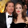 Brad Pitt et Angelina Jolie le 26 février 2012 à Los Angeles