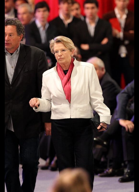 Michèle Alliot-Marie lors du grand meeting de Villepinte de Nicolas Sarkozy le 11 mars 2012