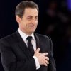Nicolas Sarkozy lors du grand meeting de Villepinte le 11 mars 2012