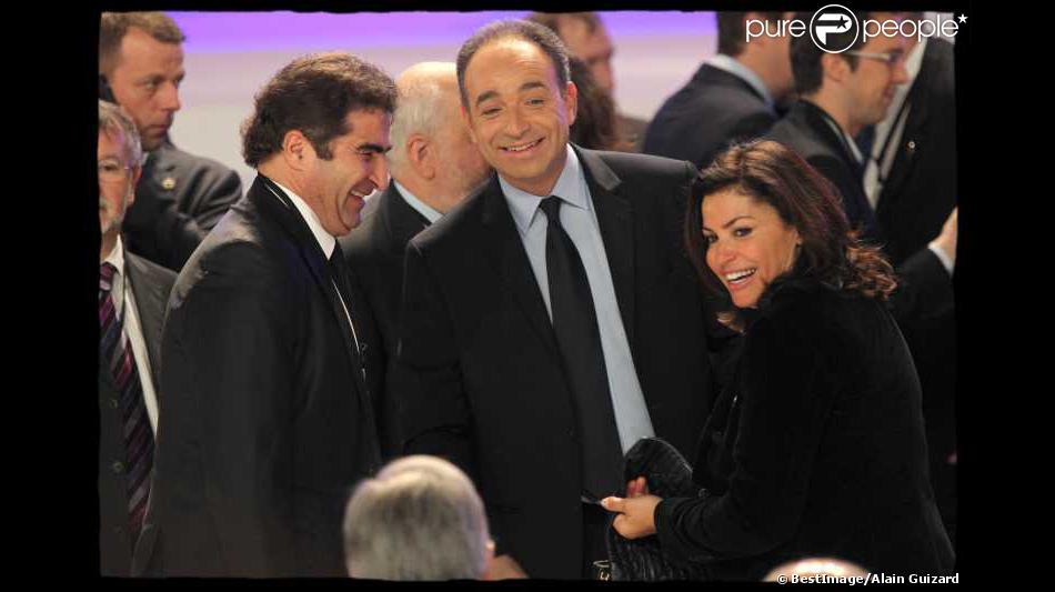 Christian Jacob Jean Francois Coppe Et Sa Femme Nadia D Alincourt Lors Du Meeting De Nicolas Sarkozy A Villepinte Le 11 Mars 2012 Purepeople