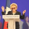 Bernadette Chirac lors du meeting de Nicolas Sarkozy à Villepinte le 11 mars 2012