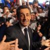 Nicolas Sarkozy lors du meeting de Villepinte le 11 mars 2012