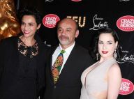 Christian Louboutin et ses stars Dita Von Teese, Arielle Dombasle au Crazy Horse