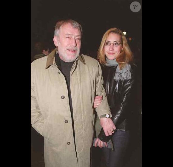 Michel Duchaussoy et sa fille Julia en février 2000 à Paris
