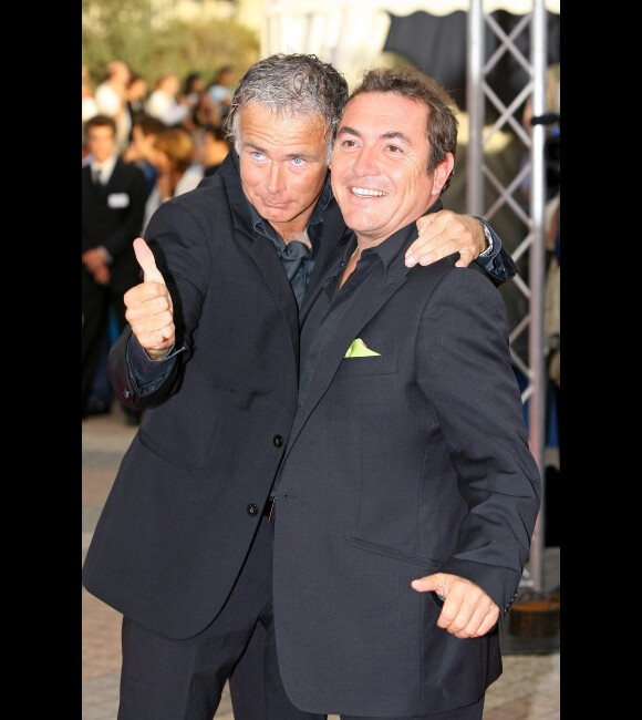 Fabien Onteniente et Franck Dubosc en septembre 2006 à Deauville