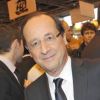 François Hollande au Salon du Livre le 18 mars 2012 à Paris