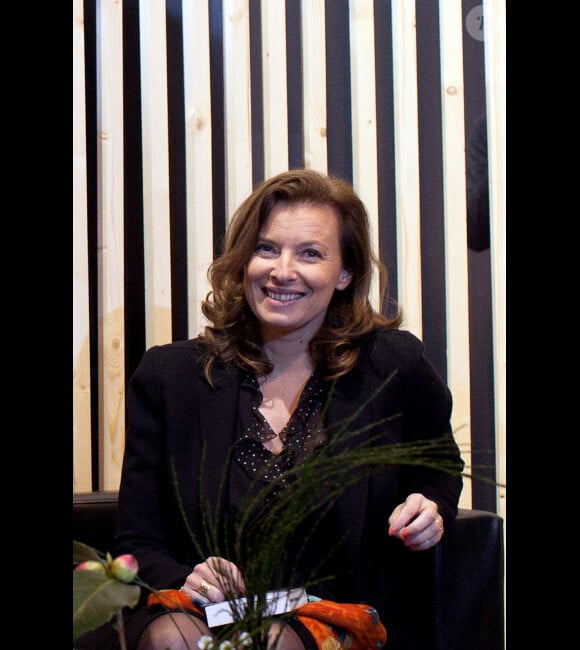 Valérie Trierweiler le 18 mars 2012 au Salon du Livre à Paris