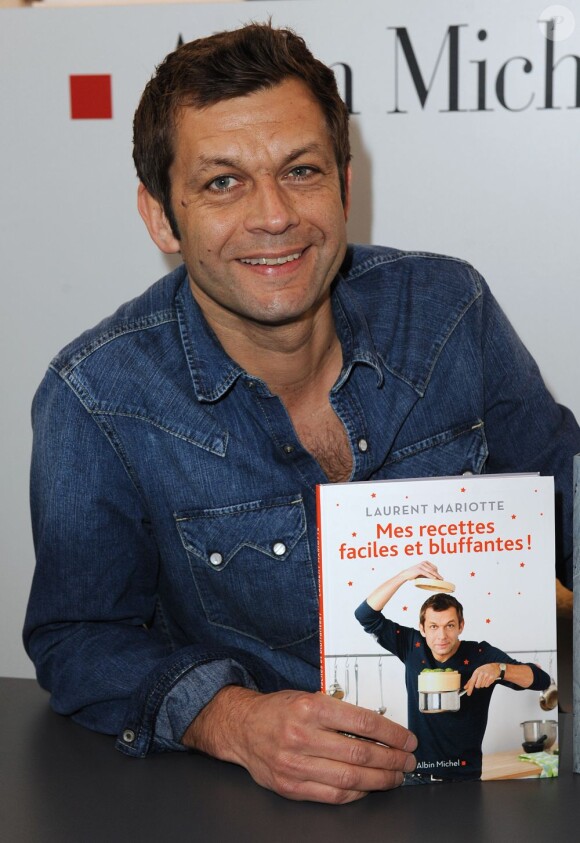 Laurent Mariotte au Salon du Livre à Paris le 18 mars 2012