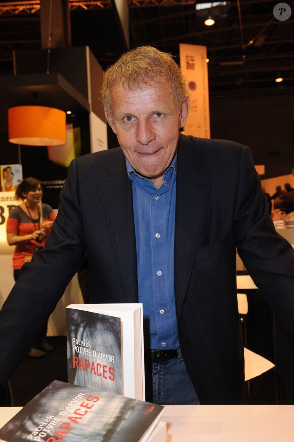Patrick Poivre d'Arvor au Salon du Livre à Paris le 18 mars 2012