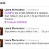 Le compte Twitter de Laure Manaudou avant sa fermeture, le lundi 19 mars 2012