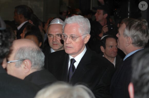 Lionel Jospin le 19 mars à la synagogue Nazareth à Paris lors d'un hommage rendu aux victimes de la tuerie de Toulouse