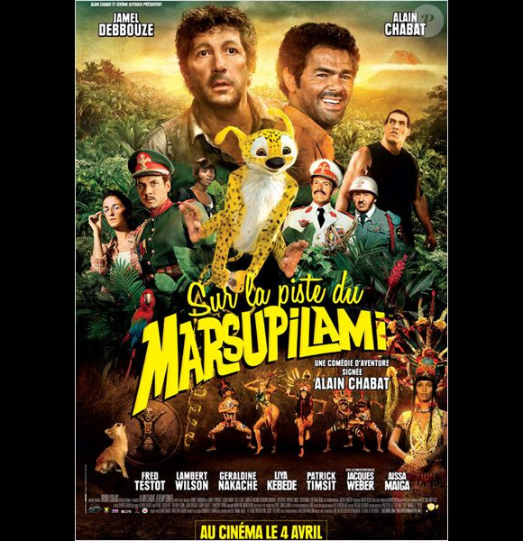 L'affiche du film Sur la piste du Marsupilami
