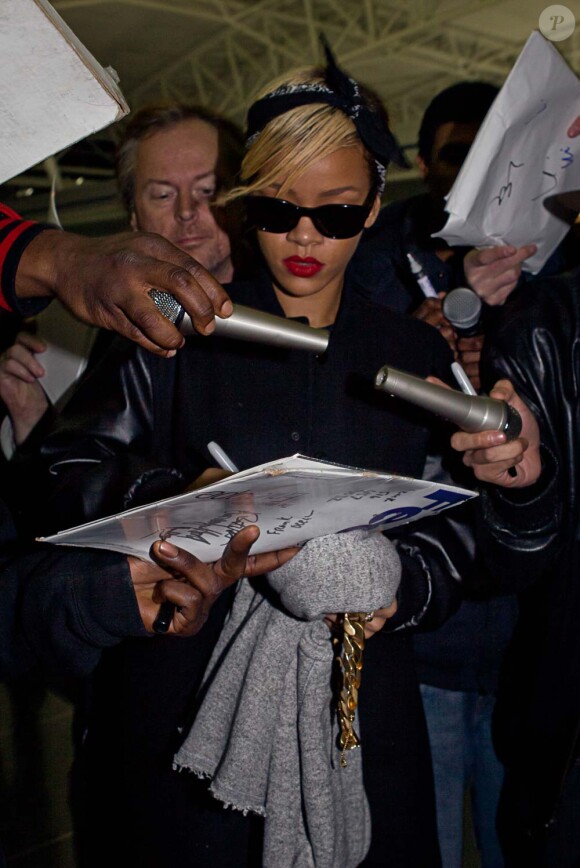 Rihanna à New York, le 18 mars 2012.
