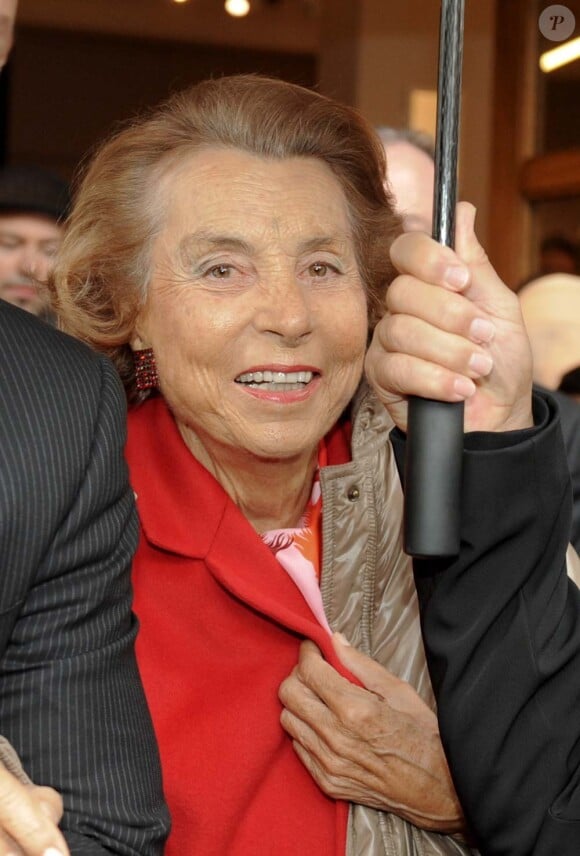 Liliane Bettencourt à Paris, le 26 janvier 2011.