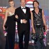 Charlene, Albert et Caroline de Monaco au Bal de la Rose 2012, samedi 24  mars.