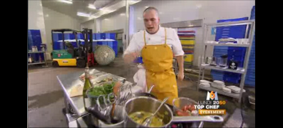 Norbert cuisine dans Top Chef, lundi 26 mars 2012 sur M6