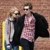 Emma Stone et Andrew Garfield se promenant à New York le 28 mars 2012 : des amoureux dans le vent