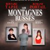 Affiche de la pièce Les Montagnes russes avec Bernard Tapie et Romane Portail
