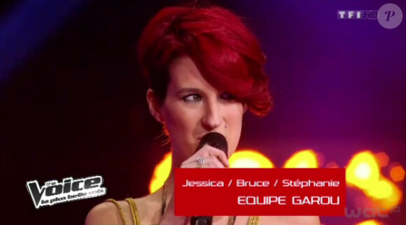 Stéphanie, talent de Garou, dans The Voice