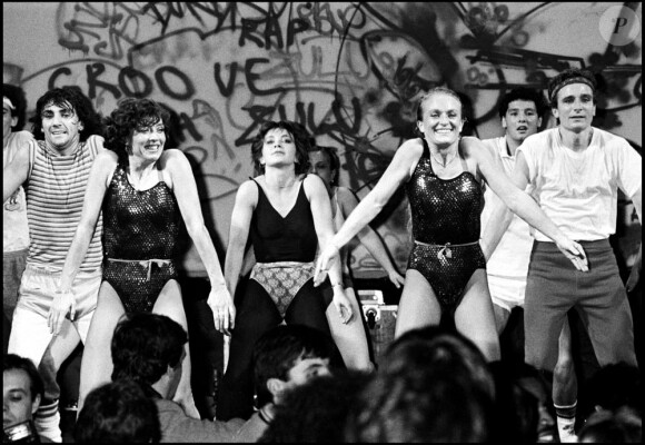 Véronique et Davina lors de l'émission Gym Tonic en 1982