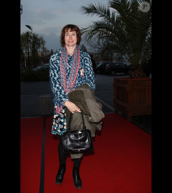 Anne Brochet pose lors du Festival 2 Cinéma, à Valenciennes, le mercredi 4 avril 2012.