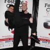 Ali Mahdavi et Djanis Malki posent lors du Festival 2 Cinéma, à Valenciennes, le mercredi 4 avril 2012.