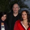 Lubna Azabal, Sam Karmann et Karole Rocher posent lors du Festival 2 Cinéma, à Valenciennes, le mercredi 4 avril 2012.