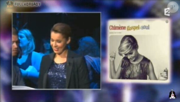 Chimène Badi dans On n'est pas couché, le samedi 7 avril 2012.
