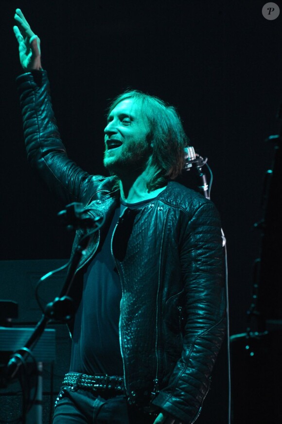 David Guetta le 8 avril 2012 à Paris