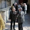 Luis Rego lors des obsèques de Philippe Bruneau le 3 avril 2012 en l'église Saint-Ouen de Caen