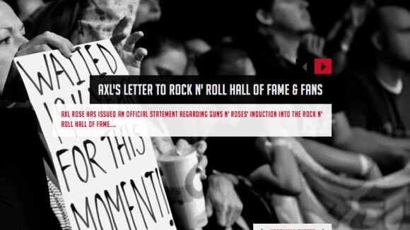 Guns N'Roses au Hall of Fame : Axl Rose pète les plombs, refuse et balance !
